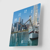 Horloge du mur de voile (Angle)