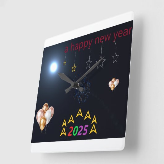 Horloge du Mur du Nouvel An (Angle)