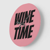 HORLOGE DU MUR DU TEMPS DU VIN (Angle)