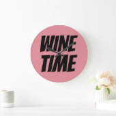 HORLOGE DU MUR DU TEMPS DU VIN (Maison)