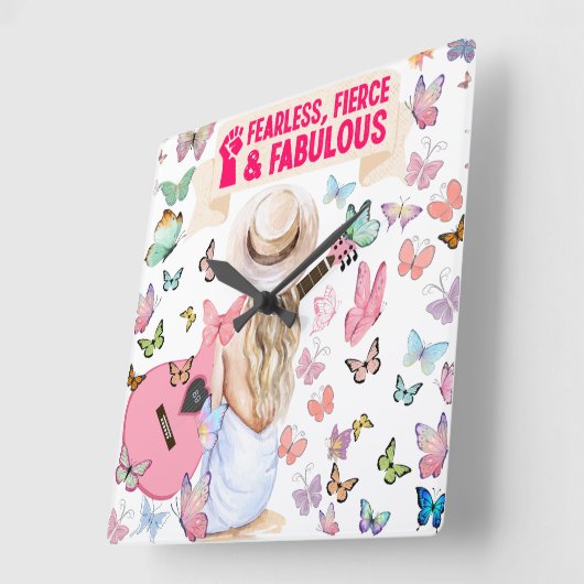 HORLOGE DU MUR INSPIRÉ DE PEUR (Angle)