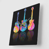 HORLOGE DU MUR - RÉFLEXIONS GUITAR (Angle)