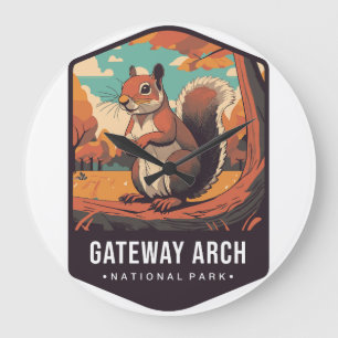 Horloge du parc national de Gateway Arch 2025