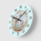 Horloge du phare de California Shells (Angle)