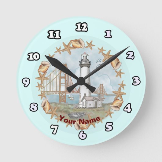 Horloge du phare de California Shells (Recto)