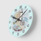 Horloge du phare de Californie (Angle)