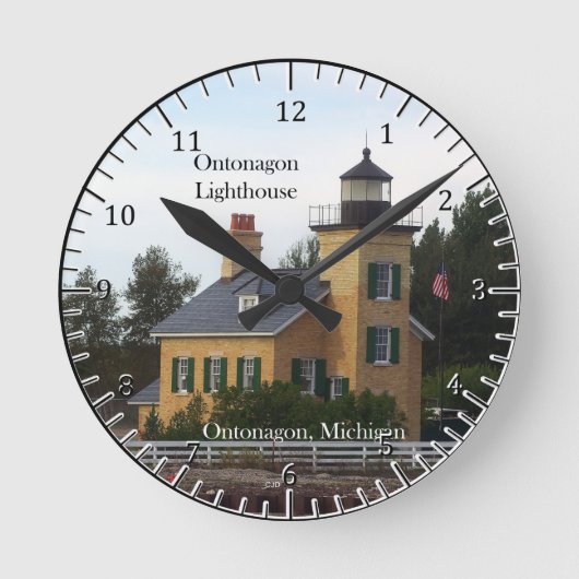 Horloge du phare d'Ontonagon (Recto)