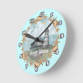 Horloge du phare Louisiana Shells (Angle)