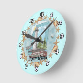 Horloge du phare Mississippi Shells (Angle)