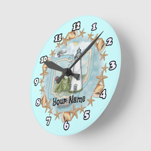 Horloge du phare Ohio Shells (Angle)