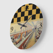 Horloge du plus long comptoir de déjeuner de Woolw (Angle)