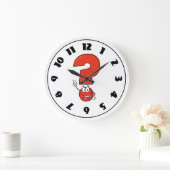 Horloge du point de question rouge (Maison)