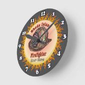 Horloge du pompier de Rhode Island (Angle)