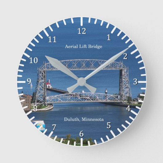 Horloge du pont de levage aérien de Duluth (Recto)