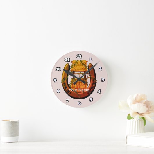 Horloge du puits de horseshoe Wishing (Maison)