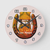 Horloge du puits de horseshoe Wishing (Recto)