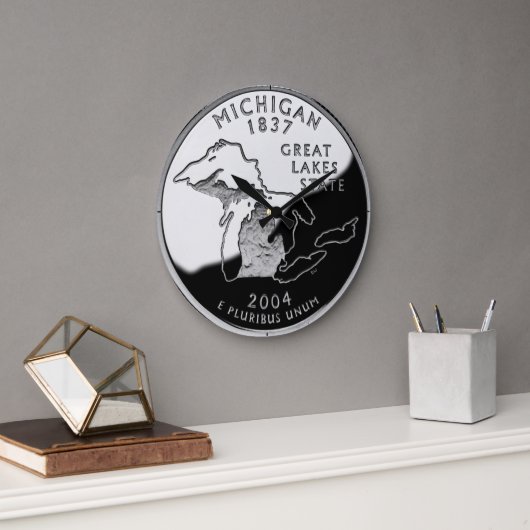 Horloge du quartier de l'état de Faux Michigan (Bureau)