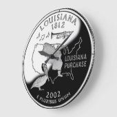 Horloge du quartier d'état de Faux Louisiana (Angle)