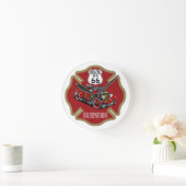 Horloge du service d'incendie Route 66 (Maison)