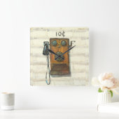 horloge du téléphone payant antique (Maison)