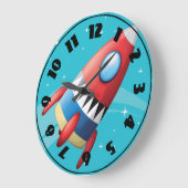 Horloge du vaisseau spatial volant (Angle)