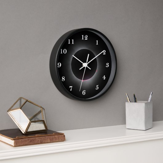 Horloge Éclipse solaire totale (Bureau)