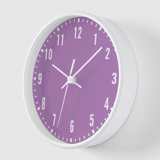 Horloge École classique violet (Angle)
