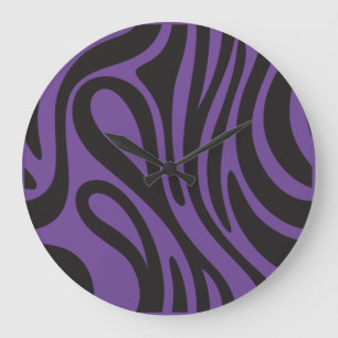 Horloge Effet Zèbre Africa.Natuur et minimaliste Grote Klok