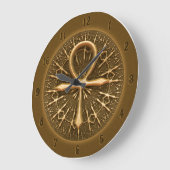 HORLOGE - EGYPTIEN ANKH GOLDEN ORNAMENT (Angle)