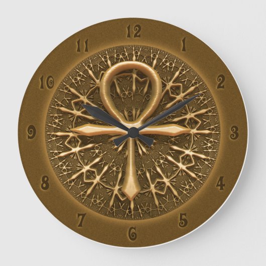 HORLOGE - EGYPTIEN ANKH GOLDEN ORNAMENT (Recto)