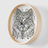 Horloge Élégant chat d'Balone (Angle)