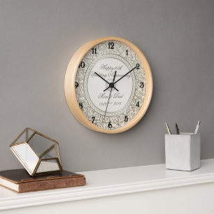 Horloge Elegant Pearl 30e anniversaire de Mariage