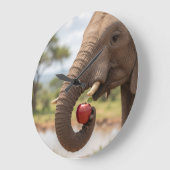 Horloge éléphant (Angle)