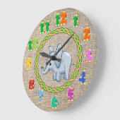 Horloge éléphante (Angle)