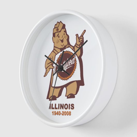 Horloge Éleveurs certifiés de l'Illinois (Angle)