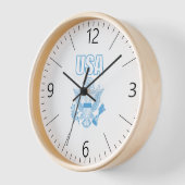 Horloge emblème national des États-Unis (Angle)