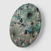 Horloge Emerald et Gold Mandelbrot (Angle)