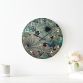 Horloge Emerald et Gold Mandelbrot (Maison)