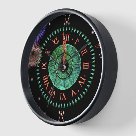 Horloge Emerald Midnight Clock (Angle)