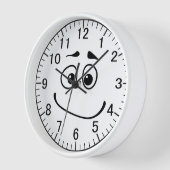 Horloge Emoji Visage Caractère Expression Dessin (Angle)