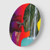 Horloge en Acrylique (Angle)