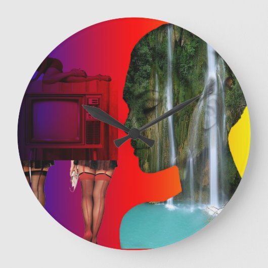 Horloge en Acrylique (Recto)