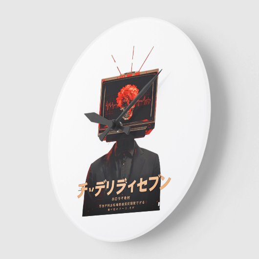 Horloge en Acrylique (Angle)