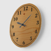 horloge en bois (Angle)