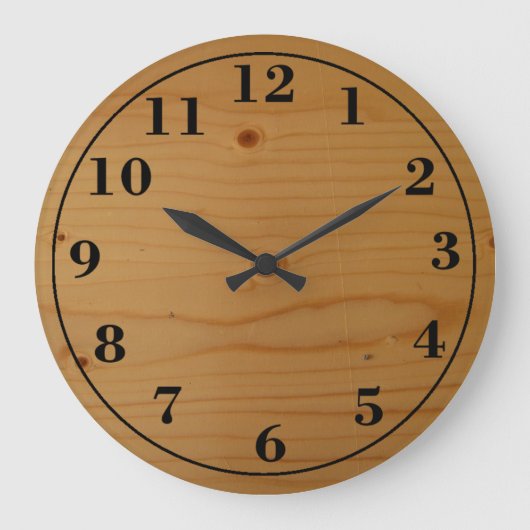 horloge en bois (Recto)
