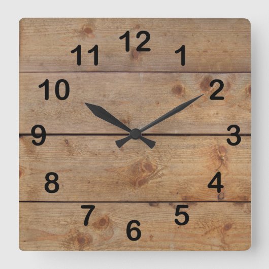 Horloge "en bois" (Recto)