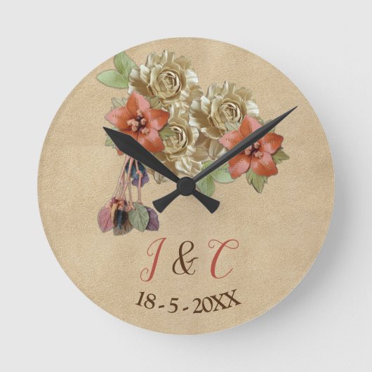 Horloge en fleurs de cerisier (Recto)