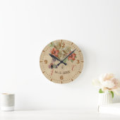 Horloge en fleurs de cerisier (Maison)