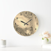 Horloge en marbre marron (Maison)