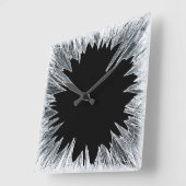 Horloge en verre cassé (Angle)